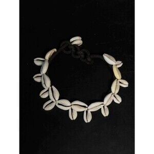 Cowrie Shell Adjustable Cord Bracelet